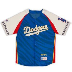 Los Angeles Dodgers 2024 Korean Heritage Night Jersey XL